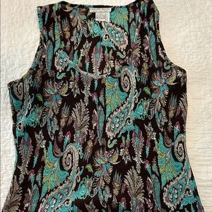 Alberto Makali Multicolor Paisley Blouse